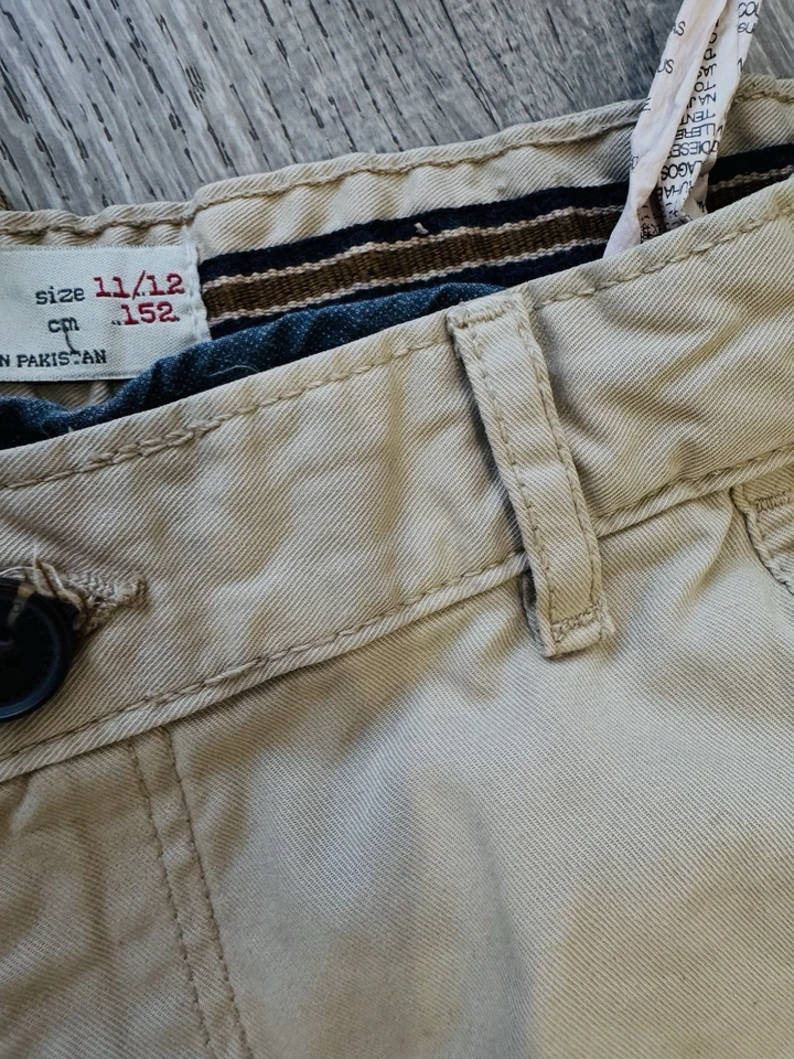 Hope Henry Boy Green Blazer Size 10 and Zara Ligth Brown Size 11/12 2pc Set - Image 4 of 4