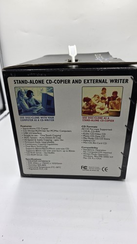 E3 Works Disc Clone CD Burner With Power And USB Cord - Great Bundle- - Afbeelding 12 van 12