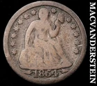 1854 Seated Liberty Dime - Scarce  Better Date  No Reserve  #J7734
