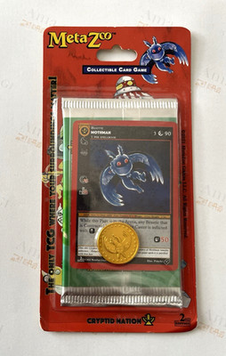 1x Cryptid Nation CN2 Blister Booster Promo Mothman Sealed - MetaZoo CCG