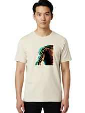 Futuristic-Man Mens Graphic Tee, 100% Cotton, Casual Summer Wear