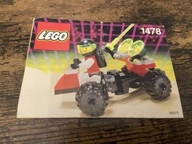 Vintage LEGO Space M-TRON 1478 Mobile Satellite Up-Link 100% Complete Vintage 91