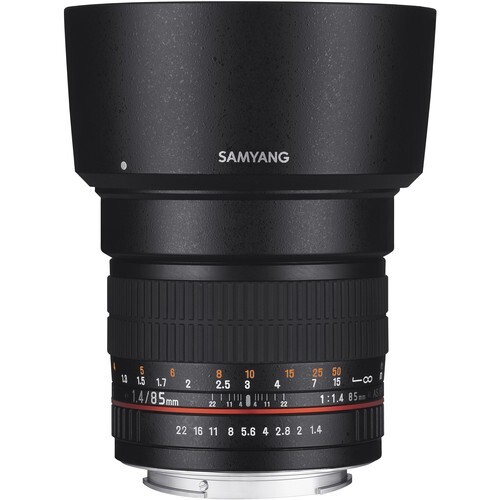 Samyang 85mm f/1.4 Aspherical Lens for Nikon With Focus Confirm Chip - Bild 3 von 5