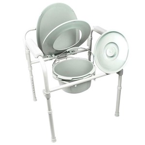 Drive Medical Folding Steel Bedside Commode LVA1038 | eBay