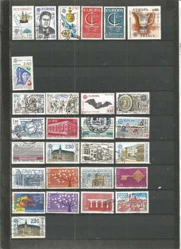 28  STAMPS OF FRANCE  EUROPA SEE THE SCAN. LOT 26032020 UK  1000