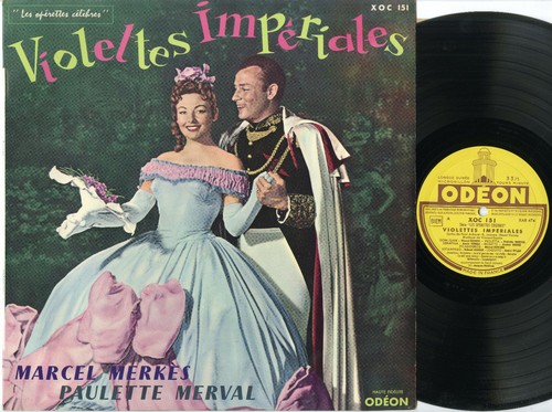 "VIOLETTES IMPÉRIALES" Marcel MERKÈS / Paulette MERVAL (LP 33 tours