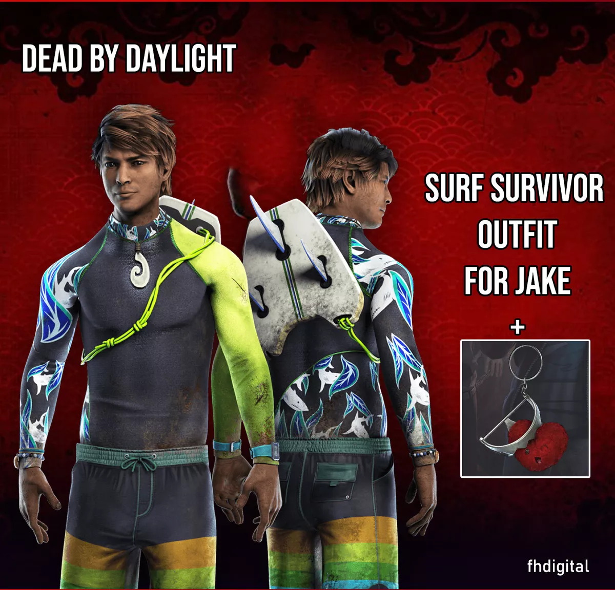 Dead by Daylight  Hooked on You - Surf Survivor Outfit for Jake +