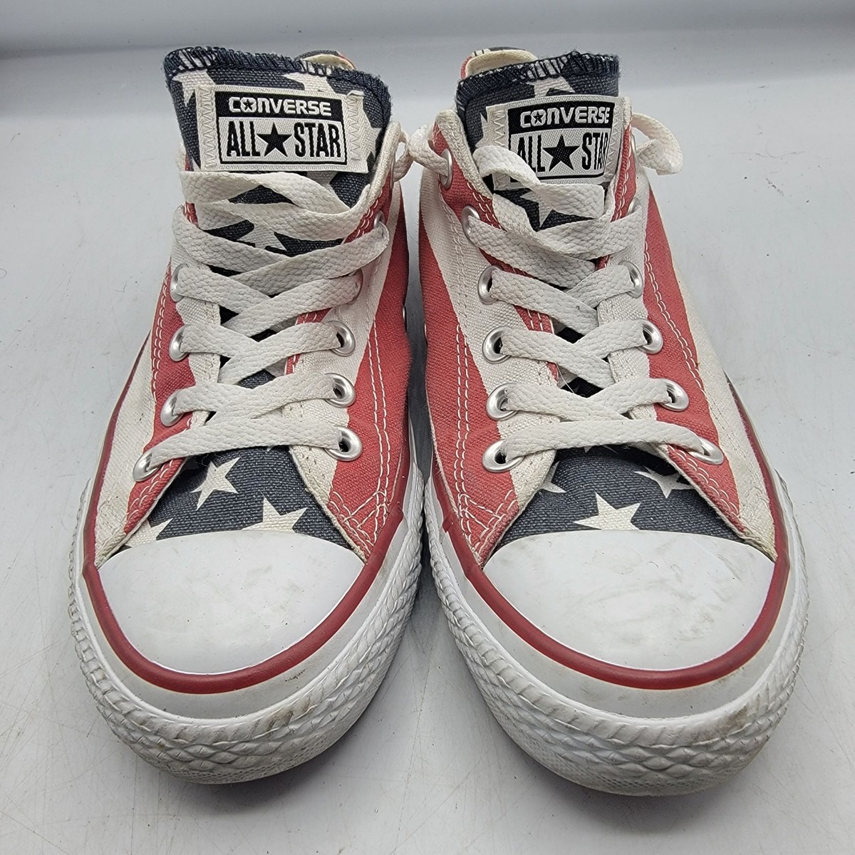 Converse Chuck Taylor USA American Flag Womens 8.5 Ox Canvas