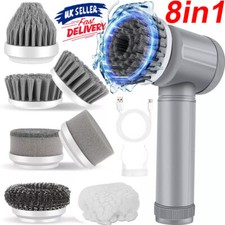 Electric Spin Scrubber Powerful Turbo Scrub Cleaning Brush Cordless Rechargeable