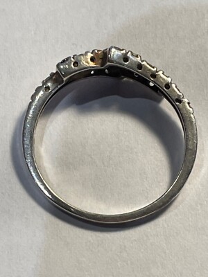 Bague En Argent Sterling Avec Pierre Noire (Onyx) - Taille 60 - Occasion - Style Élégant Et Intemporel