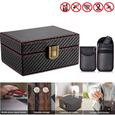 Keyless Go Schutz Autoschlüssel Box RFID Signal Blocker Schlüssel Box für Auto
