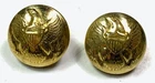 CIVIL WAR US UNION TUNIC FROCK JACKET FEDERAL EAGLE BUTTON LOT OF 2- SIZE MEDIUM