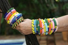 Authentic African Maasai Tribe Colored Beaded Bracelets