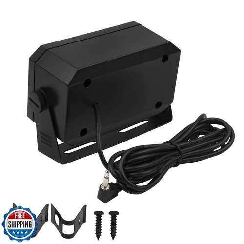 VECTORCOM Rectangular 3.5mm Plug 5W External Speaker/CB Speaker for Ham Radio - Zdjęcie 4 z 5