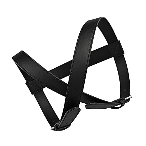  Portable PU Leather Outdoor Picnic Blanket Carry Strap for Camping, Black - Bild 5 von 7