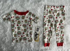 Star Wars Mandalorian Toddler Boys Girls PJ Set Sz 18M Shirt Pant 2 Piece Pajama