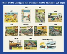 Corgi Toys Kataloge 1958-1962 & 1963 1964 1965 1966 1967 1968 1969-70 DOWNLOAD