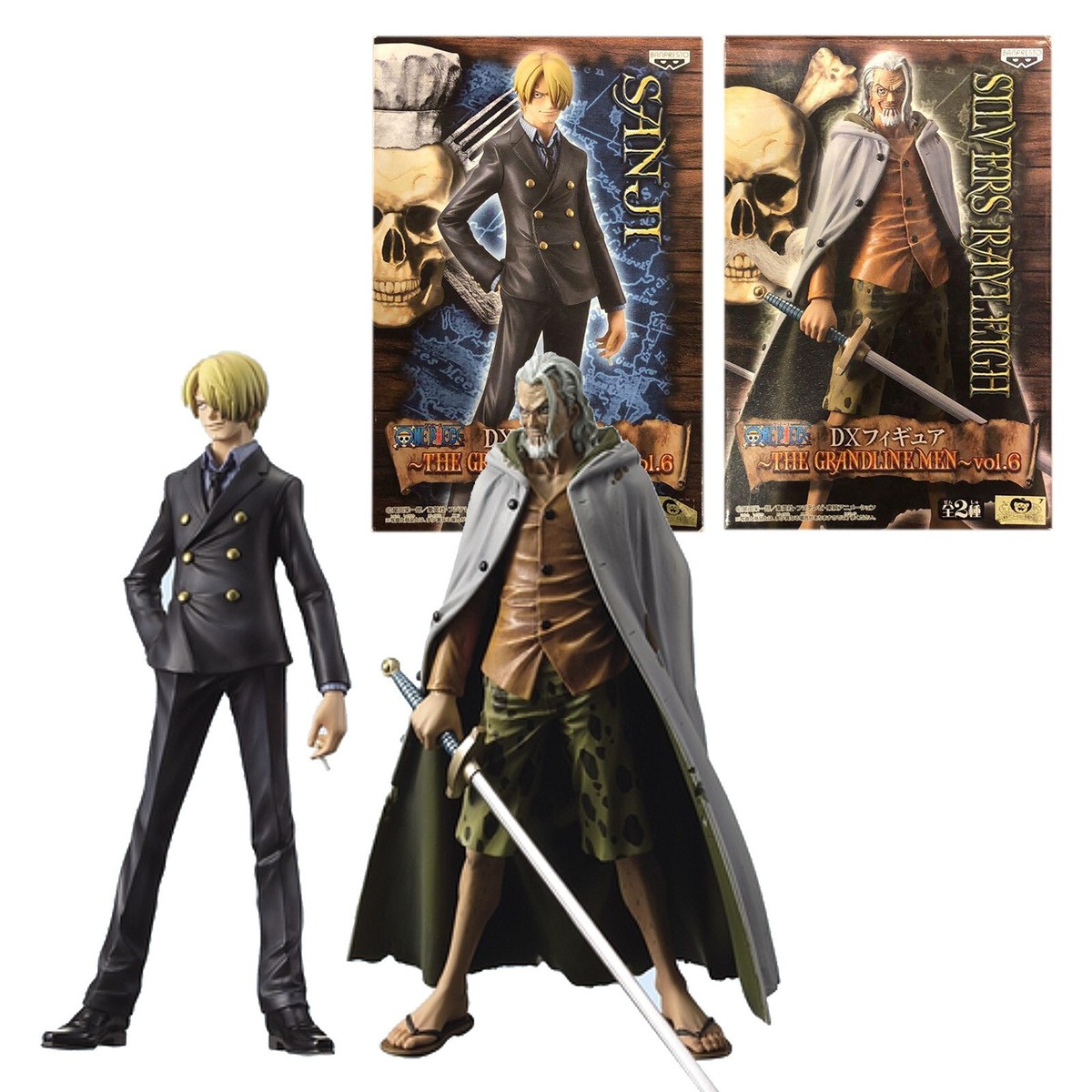 ワンピース 6体セット① BANPRESTO ONE PIECE DX Figure THE GRANDLINE MEN vol.6 SANJI