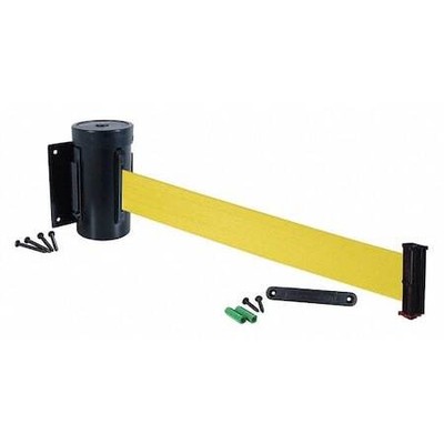 Retracta-Belt Wm700sb-Yw-Re Wall Barrier, 10Ft Yellow Belt