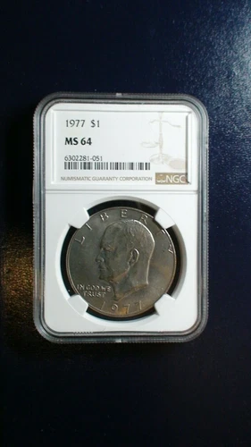 1977 P EISENHOWER Dollar NGC MS64 UNCIRCULATED IKE $1 Coin BUY NOW!