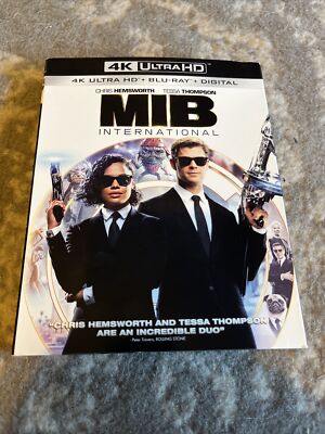 Men in Black: International (Ultra HD, 2019) 4K Deleted Scenes Slip Cover Sci-Fi