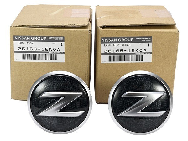 Nissan 370Z Left & Right Fender Side Marker Signal Lights Lamps