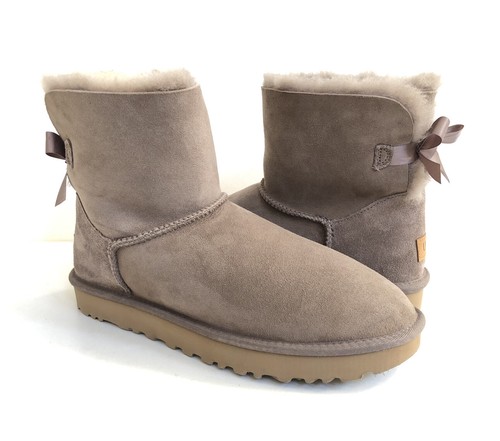 UGG CLASSIC MINI BAILEY BOW II MOLE 