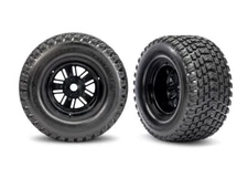 Traxxas Black Rear Funco Wheels & Gravix Tires For Sand Car