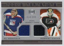 * 2005-06 Upper Deck Rookie Update #221 - Al Montoya / Robert Esche [514/999]