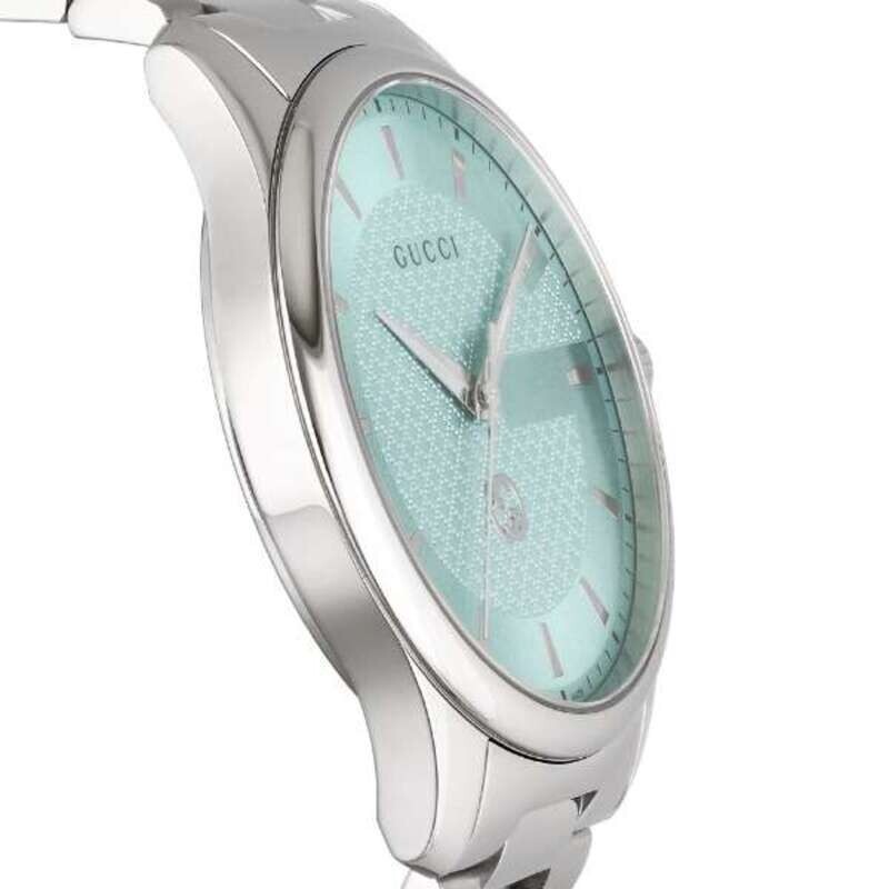 Gucci YA126372 G-Timeless Turquoise Quartz Men's Watch New + Box
