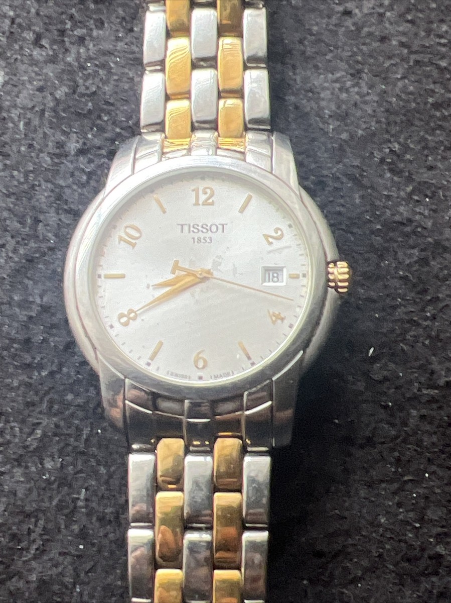 Mens Tissot 1853 Stainless Two Tone R460 360 Running