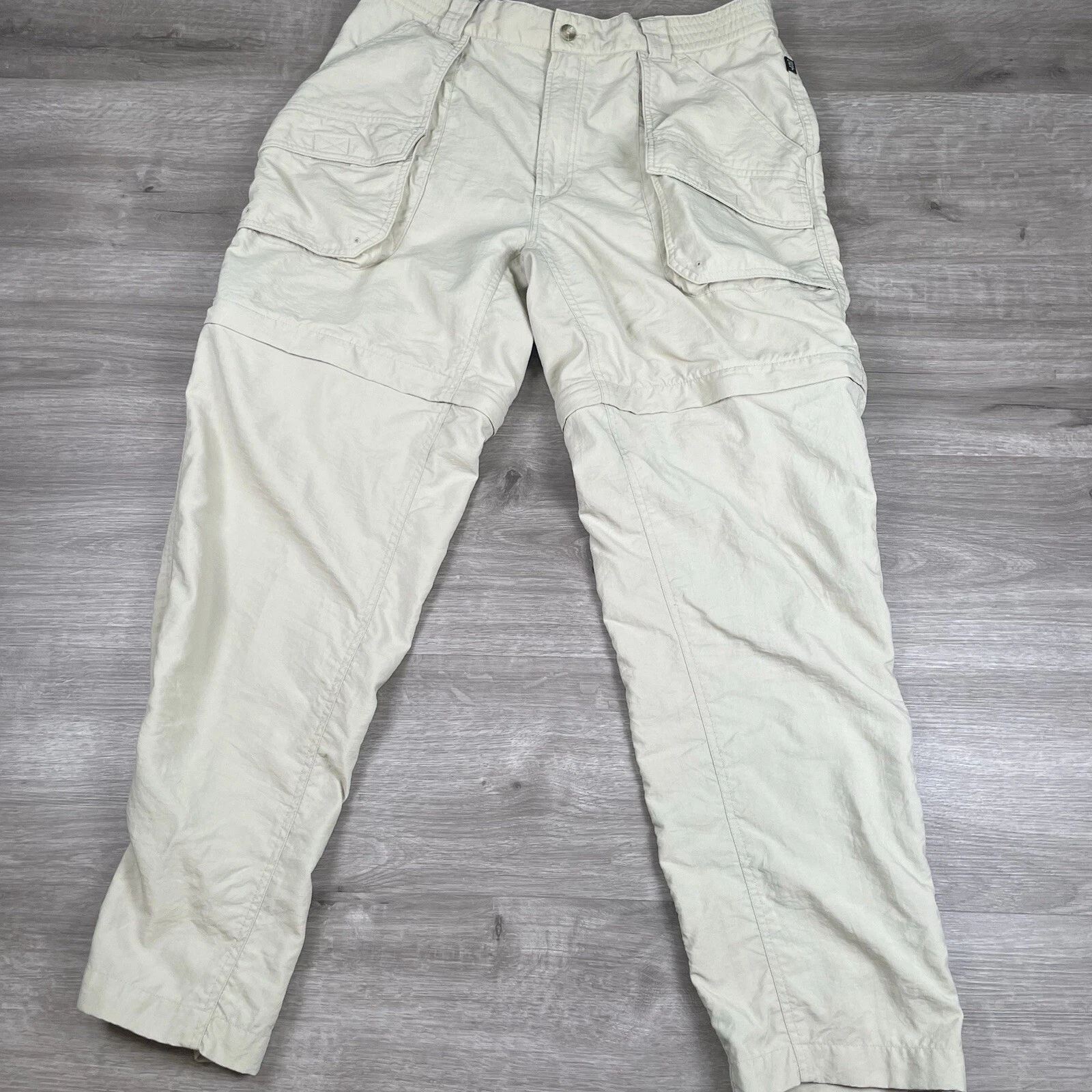 Columbia GRT Convertible Pants 32x29 Nylon Cargo Hiking Trail Shorts Mens