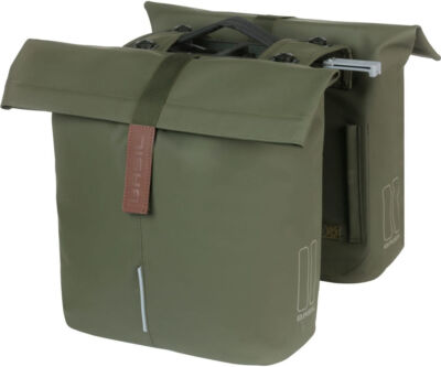Doppelpacktasche Basil City MIK 28-32 Liter 12 x 30 x 33 cm  Moss Green