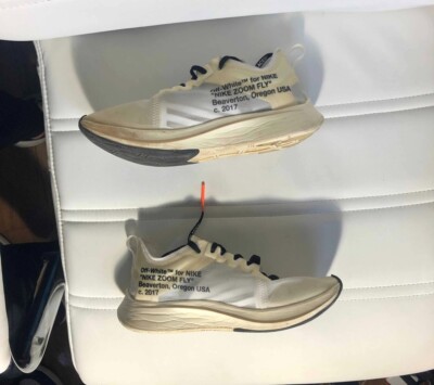 THE:10 NIKE off-white ズームフライオフホワイト Nike Zoom Fly Off-White Men's - AJ4588-100 - US