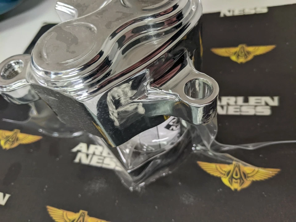 Arlen Ness - 02-810 - Brake Caliper Housing, Rear - Chrome - Image 3 of 4