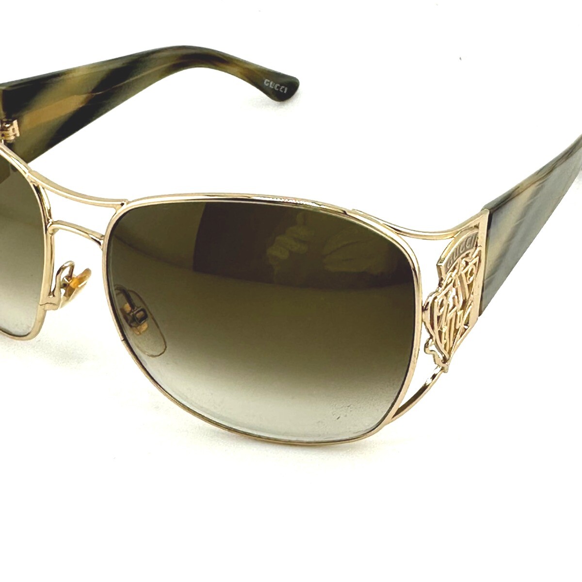 GUCCI 2827/S サングラス GG2827 GUCCI 60□15 105 2827/S sunglasses plastic Brown Women