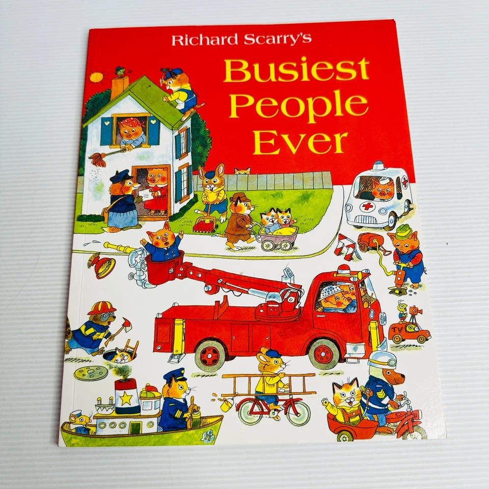 7 x Richard Scarry Children's Picture Book Bundle Lot - Homeschooling PB - Image 3 of 4