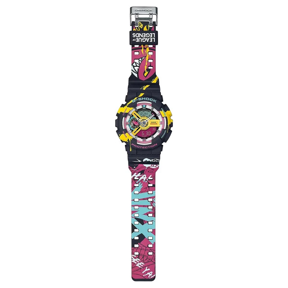 G-Shock League of Legends Jinx Limited Edition Watch GShock GA-110LL-1A RRP$399 - image 4 of 4
