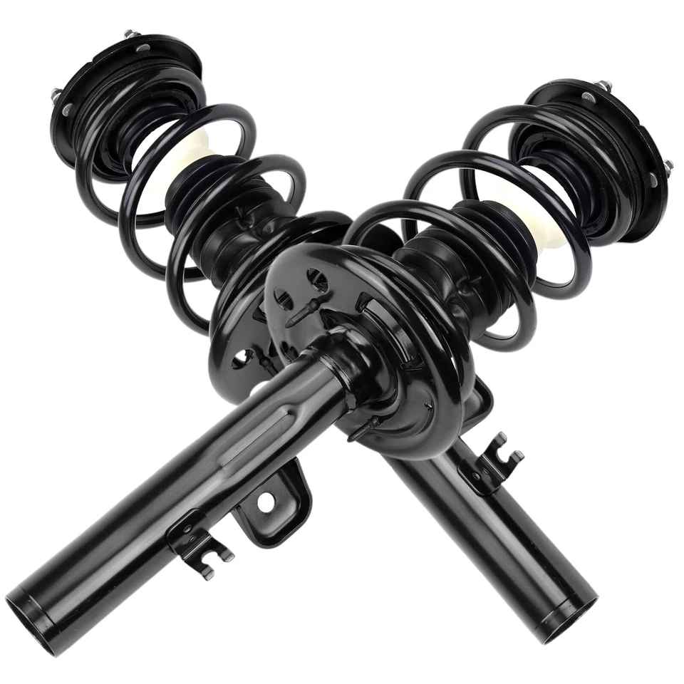2pcs Front Shocks Struts w/ Coil Spring Assembly For 2009 - 2012 Ford Flex 3.5L - Image 2 of 4