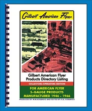 Gilbert American Flyer - Products Directory Listing - Reference Book - S-Gauge