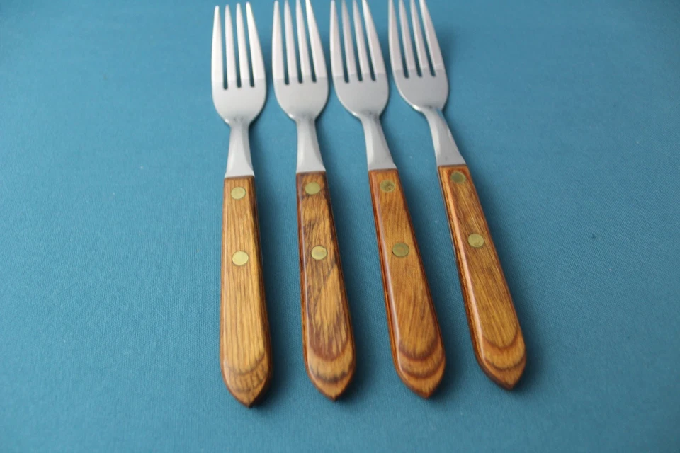 4 tenedores de cena Washington Forge TOWN & COUNTRY EE. UU. USO LIGERO 7 1/4" Foto 2 de 4