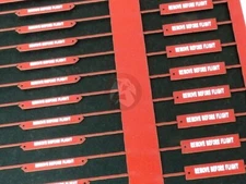 Plus Model 1/48 Remove Before Flight (RBF) Tags #1 Safety Warning Ribbons AL4106