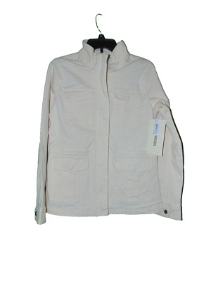 Goodthreads White Jean Jacket Small Women New