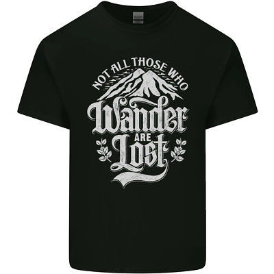 Not All Those Who Wander Are Lost Trekking Herren Baumwolle T-Shirt Tee Oberteil