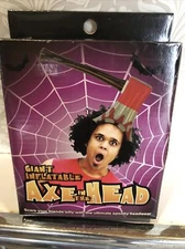 Giant Inflatable Halloween Ax Axe In The Head 2 Feet Long Prank Monster Costume