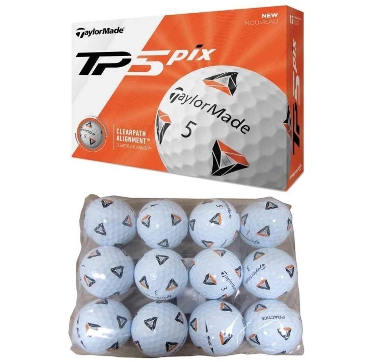 3 DOZEN (36) NEW! Taylormade TP5 Pix 2.0 Practice Golf Balls