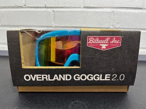Biltwell Overland Goggle 2.0 Tri-Stripe w/Extra Lens and Carrrying Bag *New - Bild 5 von 8