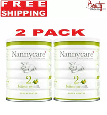 2 PACK Nannycare 2 Goat Milk Based Follow On Milk From 6 Months 900g x2