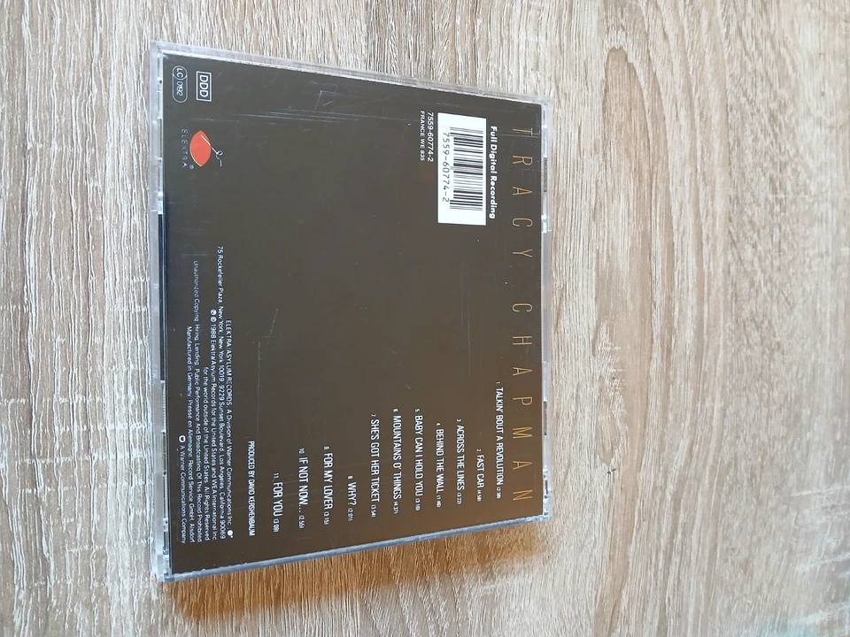 Tracy Chapman - Talkin' Bout a Revolution - CD-Album /Elektra Rec. 1988, 9607742 - Bild 3 von 3