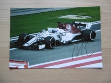 Marcus Ericsson "Alfa Romeo Sauber 2018" autograph signed 20x30 cm picture